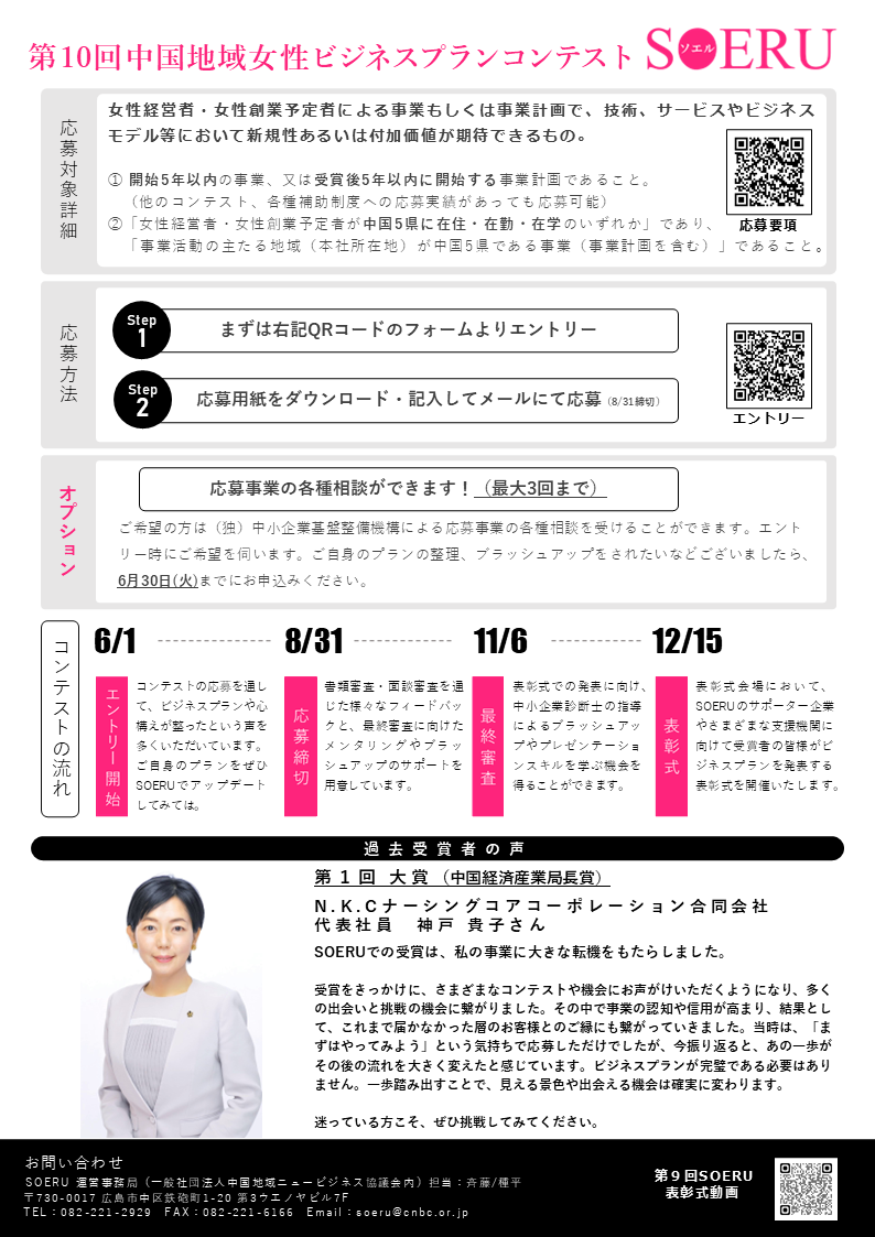 第10回SOERU フライヤー（裏）